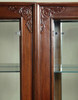 10ft Mahogany/Glass Sectional Display Cabinet