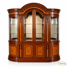 6.5ft W Mahogany Two Tone China Cabinet
