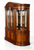 6.5ft W Mahogany Two Tone China Cabinet