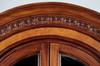 6.5ft Mahogany Two Tone China Cabinet