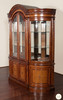 6.5ft Mahogany Two Tone China Cabinet