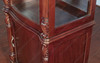 Tall Mahogany Curio Display Cabinet