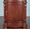 Tall Mahogany Curio Display Cabinet
