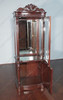 Tall Mahogany Curio Display Cabinet
