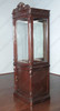 Tall Mahogany Curio Display Cabinet