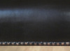 Cherry Black Leather Dining Side Chair