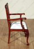 Cherry Finish Chippendale Dining Arm Chair