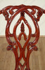 Cherry Finish Chippendale Dining Arm Chair