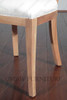 Mahogany Unfinished Regency Muslin Dining Arm Chair