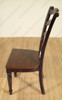 Mahogany Ladder-Back Dining Side Chairs (2)
