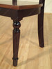 Mahogany Ladder-Back Dining Side Chairs (2)