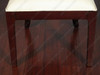 Mahogany Art Deco Curved Back Dining Chairs (2)