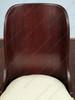 Mahogany Art Deco Curved Back Dining Chairs (2)