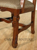 Pair of 2 Solid Mahogany Ladder Back Dining Arm Chairs