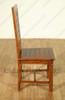 Solid Teak Art Deco Side Chairs (2)