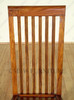 Pair of 2 Solid Teak Mission Side Chairs (2)