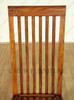 Pair of 2 Solid Teak Mission Side Chairs (2)