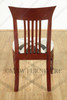 Pair of 2 Tea Brown Regency Dining Side Chairs (2)
