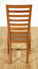 Pair of 2 Teak Mission Ladder Back Side Chairs (2)