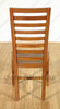 Pair of 2 Teak Mission Ladder Back Side Chairs (2)