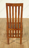 Pair of 2 Teak Mission Side Chairs (2)