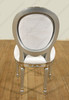 French Silver and Gold Leaf Dining Chairs (Set 10)