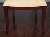 Set 4 Mahogany Art Deco Upholstered Dining Side Chairs