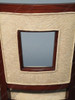 Set 4 Mahogany Art Deco Upholstered Dining Side Chairs
