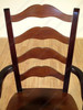 Two-Tone Ladder Back Dining Chairs Set (8)