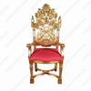 Over-sized Gold French Rococo Occasional Accent Arm Chair