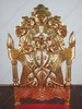 Over-sized Gold French Rococo Occasional Accent Side Chair