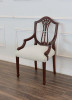 Mahogany Hepplewhite Shield Back Arm Chair