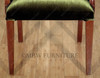Solid Mahogany Green Regency Dining Arm Chair