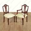 Walnut Hepplewhite Shield Back Arm Chair