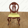 Mustard Leather Georgian Side Chair