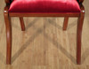 Walnut Regency Red Dining Arm Chair