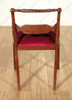 Walnut Regency Red Dining Arm Chair