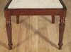 Walnut/Rattan Regency Dining Side Chairs (2)