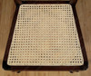 Walnut/Rattan Regency Dining Side Chairs (2)