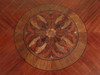 15pc Marquetry Inlay Dining Table & Chairs Set