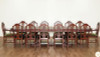 15pc French Marquetry Inlay Dining Set