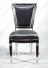 9pc Venetian-Style Mirrored Dining Suite with Grey Velvet Chairs