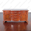 Honey Mahogany 6 Drawer Georgian Buffet Sideboard Server