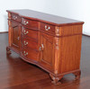 Honey Mahogany 6 Drawer Georgian Buffet Sideboard Server