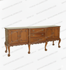8ft Solid Mahogany Chippendale Sideboard