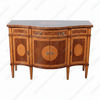 Walnut/Honey Burl Regency Credenza Sideboard