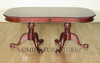 10ft Chippendale Double Pedestal Dining Table