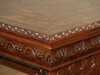 10ft Gothic Inlaid Double Pedestal Dining Table