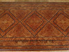 10ft Walnut Gothic Double Pedestal Dining or Conference Table w/ Inlay Top