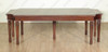 11.5ft Inlaid Dining Table w/ Extension Leaves